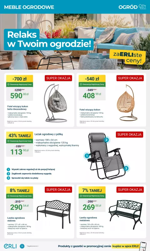 Erli - gazetka promocyjna Gazetka od soboty 14.06 do niedzieli 22.06 - strona 4