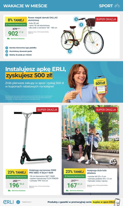 Erli - gazetka promocyjna Gazetka od poniedziałku 23.06 do niedzieli 06.07 - strona 4