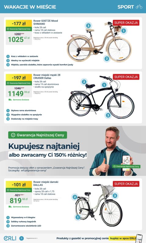 Erli - gazetka promocyjna Gazetka od poniedziałku 23.06 do niedzieli 06.07 - strona 3
