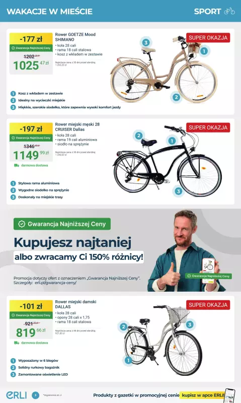 Erli - gazetka promocyjna Gazetka od poniedziałku 23.06 do niedzieli 06.07 - strona 3