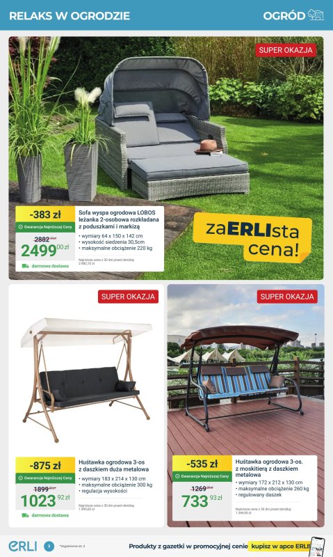 Erli - gazetka promocyjna Gazetka od środy 25.06 do niedzieli 06.07 - strona 3