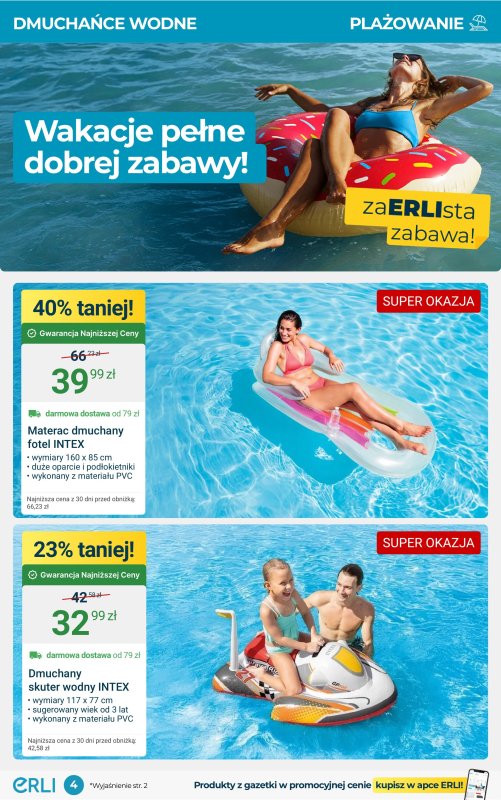 Erli - gazetka promocyjna Gazetka od poniedziałku 07.07 do niedzieli 20.07 - strona 4