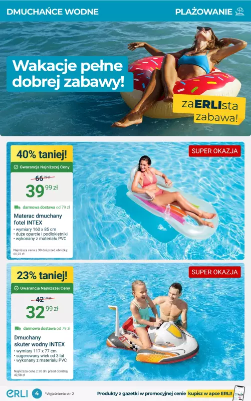 Erli - gazetka promocyjna Gazetka od poniedziałku 07.07 do niedzieli 20.07 - strona 4