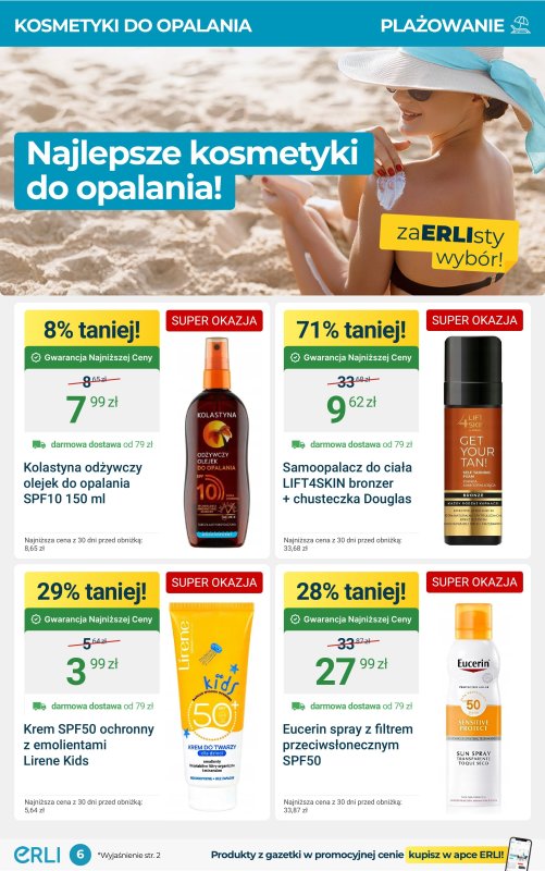 Erli - gazetka promocyjna Gazetka od poniedziałku 07.07 do niedzieli 20.07 - strona 6