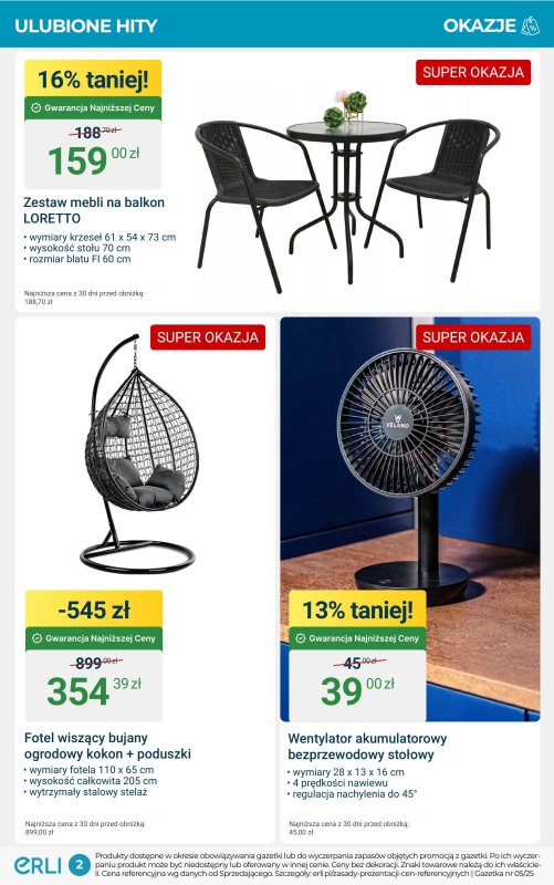 Erli - gazetka promocyjna Gazetka od poniedziałku 07.07 do niedzieli 20.07 - strona 2