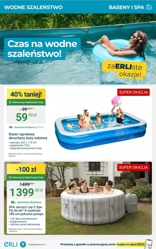 Erli - gazetka promocyjna Gazetka od poniedziałku 07.07 do niedzieli 20.07 - strona 8