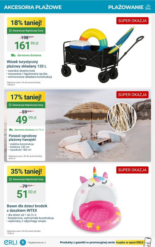 Erli - gazetka promocyjna Gazetka od poniedziałku 07.07 do niedzieli 20.07 - strona 5