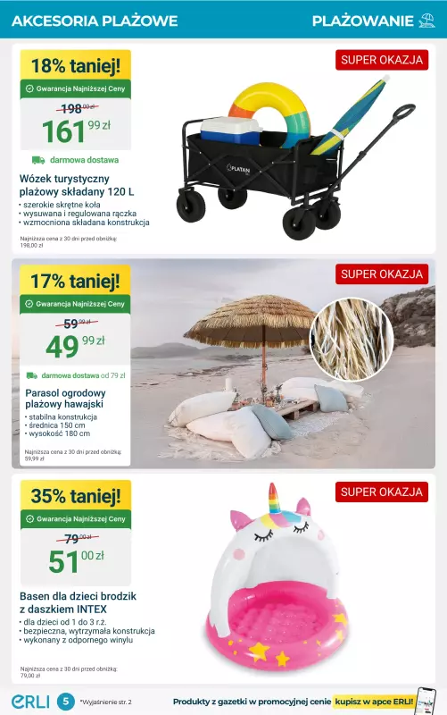 Erli - gazetka promocyjna Gazetka od poniedziałku 07.07 do niedzieli 20.07 - strona 5
