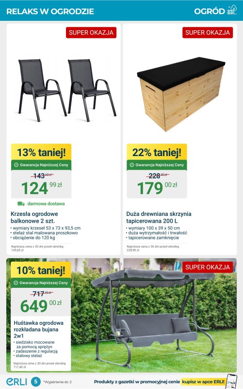 Erli - gazetka promocyjna Gazetka od środy 09.07 do niedzieli 20.07 - strona 5