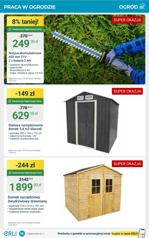 Erli - gazetka promocyjna Gazetka od środy 09.07 do niedzieli 20.07 - strona 14