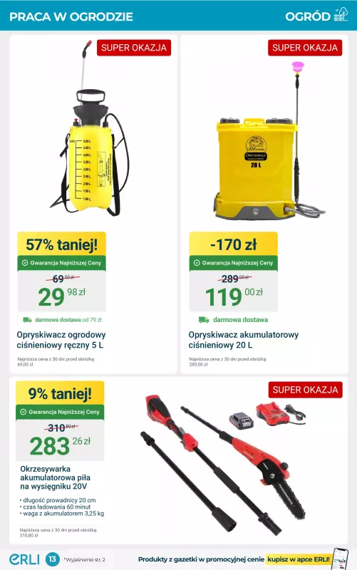 Erli - gazetka promocyjna Gazetka od środy 09.07 do niedzieli 20.07 - strona 13