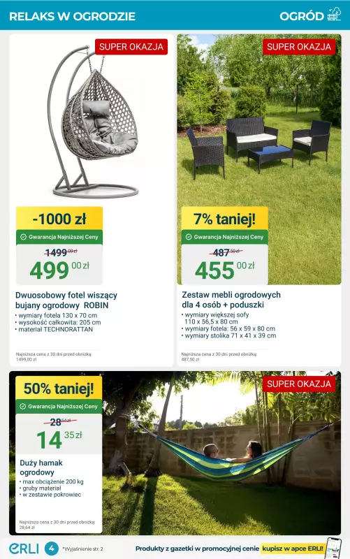 Erli - gazetka promocyjna Gazetka od środy 09.07 do niedzieli 20.07 - strona 4