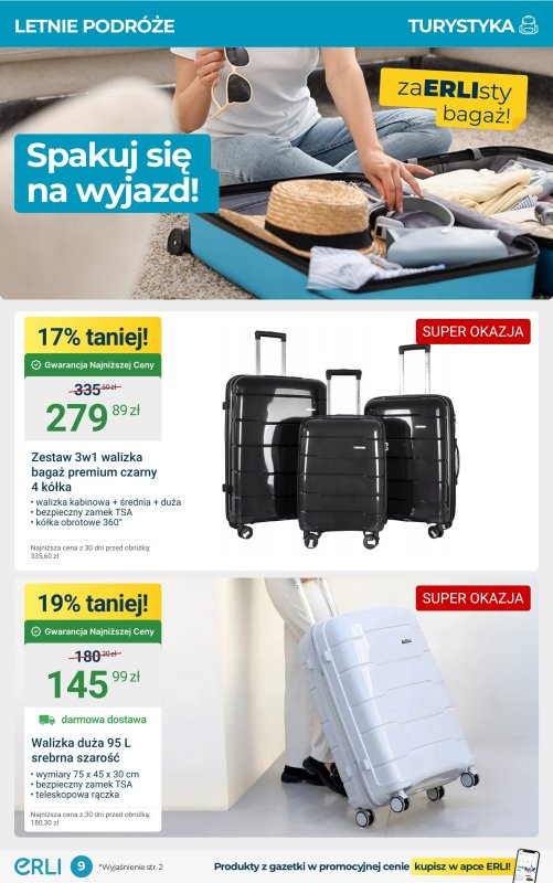 Erli - gazetka promocyjna Gazetka od piątku 11.07 do niedzieli 20.07 - strona 9