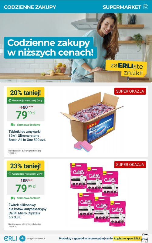 Erli - gazetka promocyjna Gazetka od piątku 11.07 do niedzieli 20.07 - strona 4