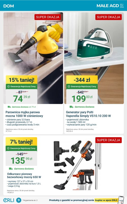 Erli - gazetka promocyjna Gazetka od wtorku 15.07 do niedzieli 20.07 - strona 9
