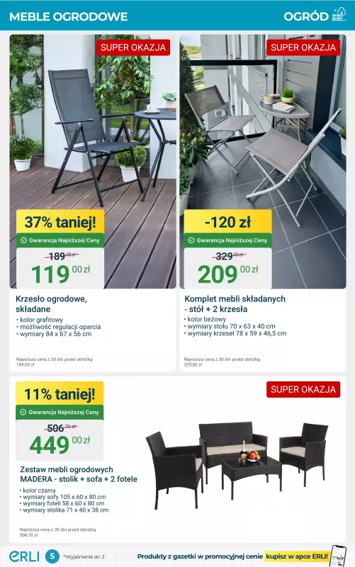 Erli - gazetka promocyjna Letnie HITY z Gwarancją Najniższej Ceny! od poniedziałku 21.07 do niedzieli 03.08 - strona 5