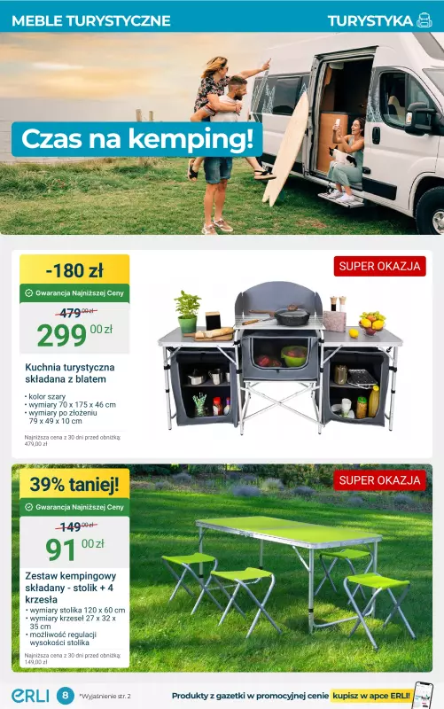 Erli - gazetka promocyjna ERLI – Sportowe hity na lato! od środy 23.07 do niedzieli 03.08 - strona 8