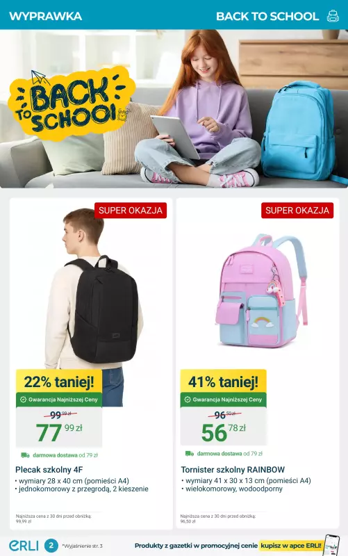 Erli - gazetka promocyjna Wakacyjne okazje na ERLI! od poniedziałku 04.08 do niedzieli 17.08 - strona 2