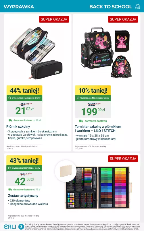 Erli - gazetka promocyjna Wakacyjne okazje na ERLI!   - strona 3
