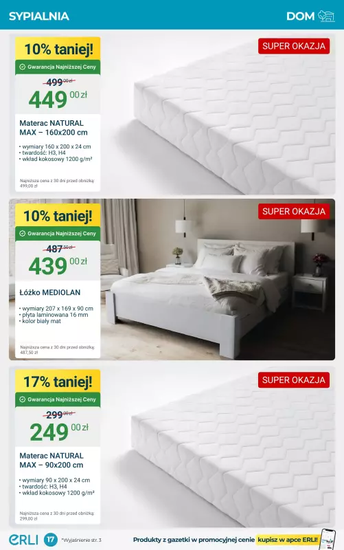 Erli - gazetka promocyjna Wakacyjne okazje na ERLI! od poniedziałku 04.08 do niedzieli 17.08 - strona 17