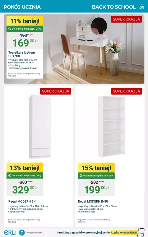 Erli - gazetka promocyjna Wakacyjne okazje na ERLI! od poniedziałku 04.08 do niedzieli 17.08 - strona 7