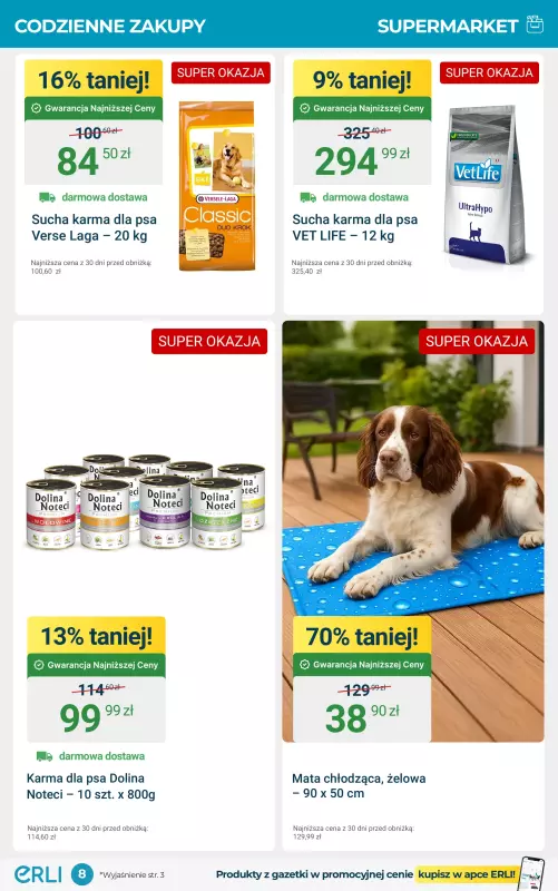 Erli - gazetka promocyjna Hity AGD i supermarketu! od czwartku 07.08 do niedzieli 17.08 - strona 8