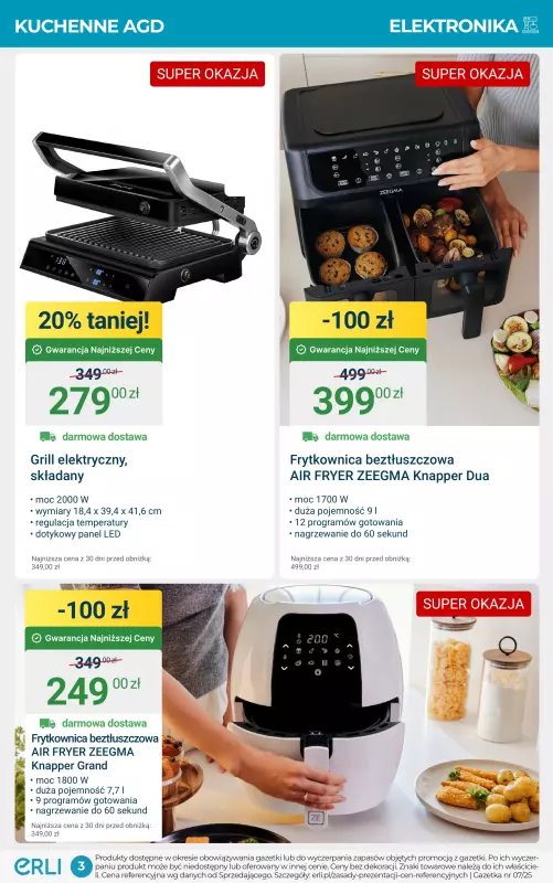 Erli - gazetka promocyjna Hity AGD i supermarketu!   - strona 3