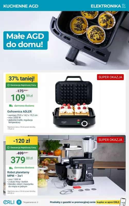 Erli - gazetka promocyjna Hity AGD i supermarketu!   - strona 2