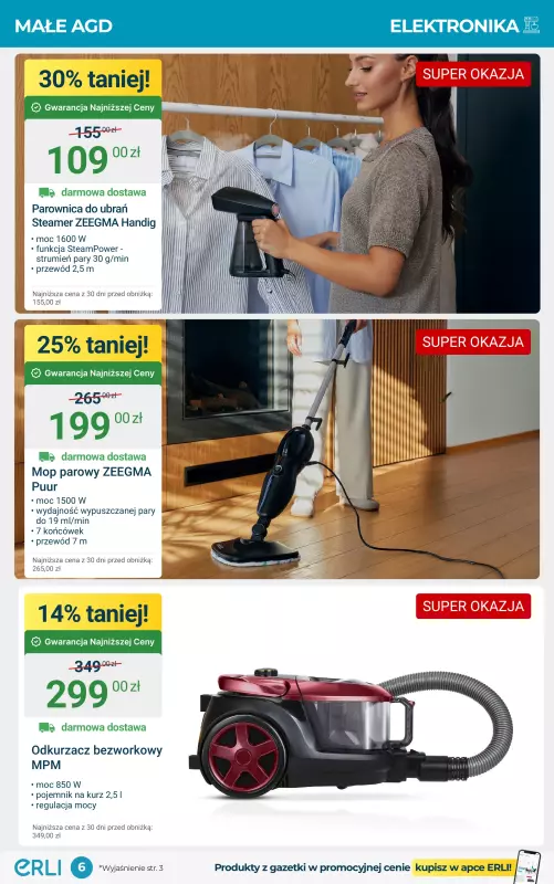 Erli - gazetka promocyjna Hity AGD i supermarketu! od czwartku 07.08 do niedzieli 17.08 - strona 6