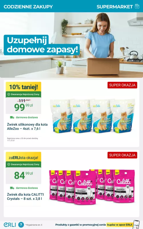 Erli - gazetka promocyjna Hity AGD i supermarketu! od czwartku 07.08 do niedzieli 17.08 - strona 7