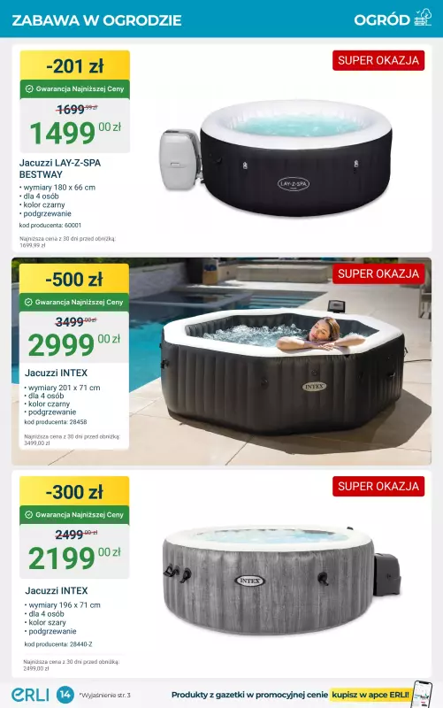 Erli - gazetka promocyjna ERLI - TOP okazje do ogrodu! od wtorku 19.08 do niedzieli 31.08 - strona 14