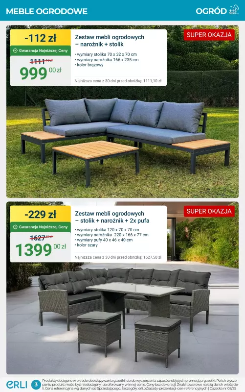 Erli - gazetka promocyjna ERLI - TOP okazje do ogrodu! od wtorku 19.08 do niedzieli 31.08 - strona 3