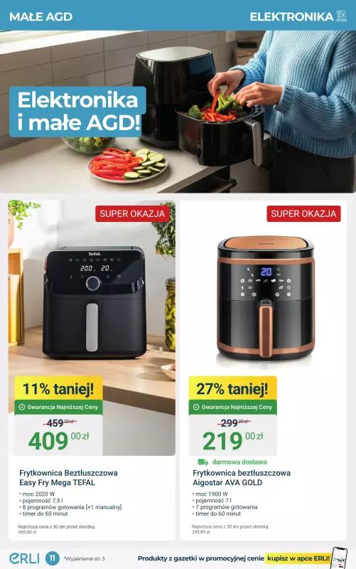 Erli - gazetka promocyjna Meble i AGD w supercenach! od poniedziałku 01.09 do niedzieli 14.09 - strona 11