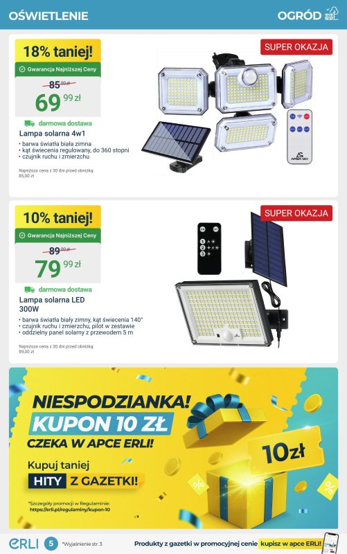 Erli - gazetka promocyjna Hity cenowe – ogród i narzędzia! od poniedziałku 01.09 do niedzieli 14.09 - strona 5