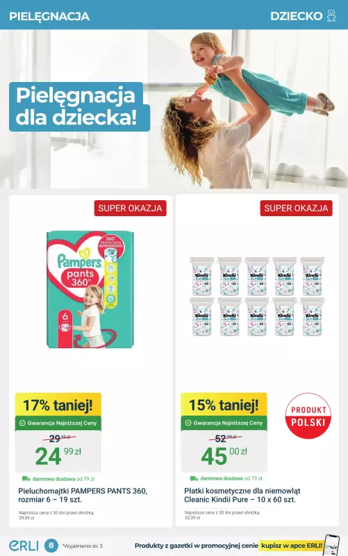 Erli - gazetka promocyjna Codzienne zakupy taniej z ERLI! od środy 03.09 do niedzieli 14.09 - strona 8