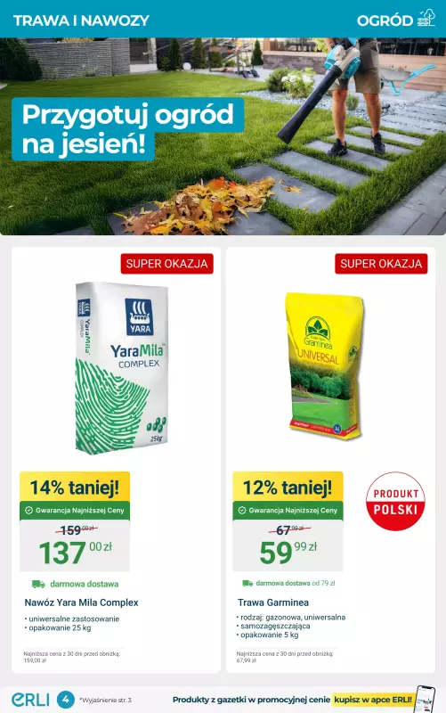 Erli - gazetka promocyjna Zobacz HOT OKAZJE! od poniedziałku 15.09 do niedzieli 28.09 - strona 4