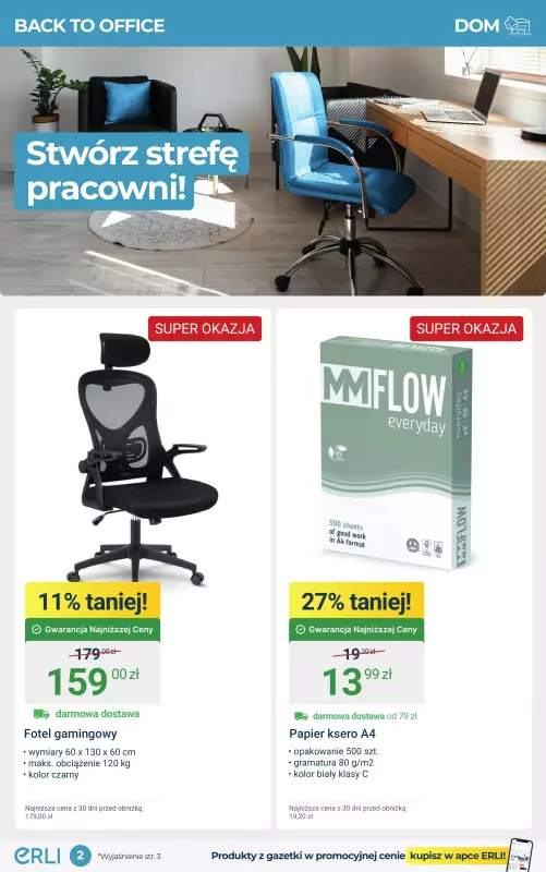Erli - gazetka promocyjna Meble, które robią klimat – HITY cenowe! od środy 17.09 do niedzieli 28.09 - strona 2