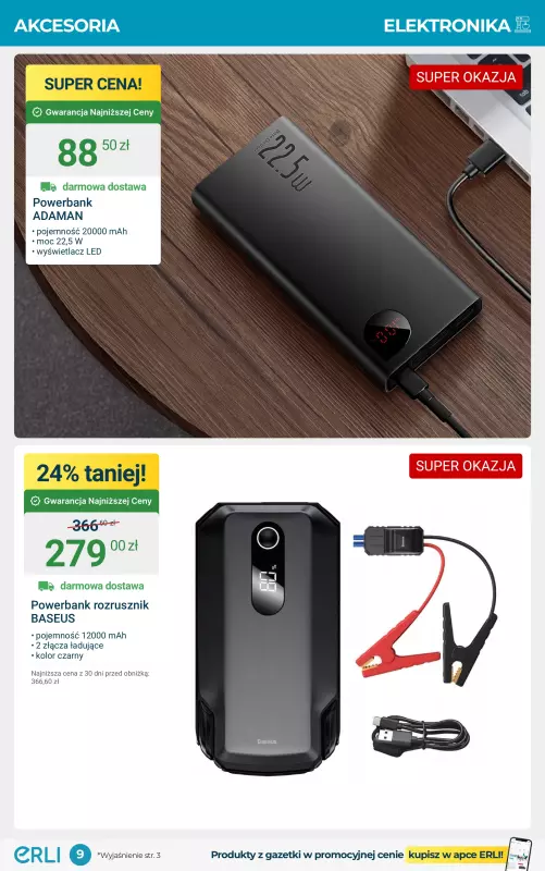 Erli - gazetka promocyjna Małe AGD i Elektronika – taniej! od wtorku 30.09 do niedzieli 12.10 - strona 9