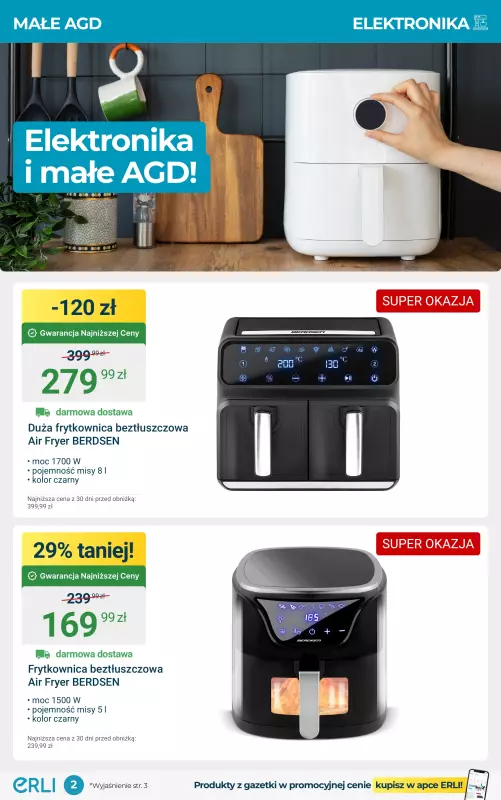 Erli - gazetka promocyjna Małe AGD i Elektronika – taniej!   - strona 2