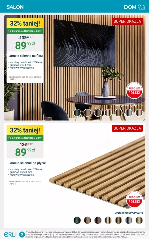Erli - gazetka promocyjna TOP OKAZJE – meble i aranżacja wnętrz!   - strona 3