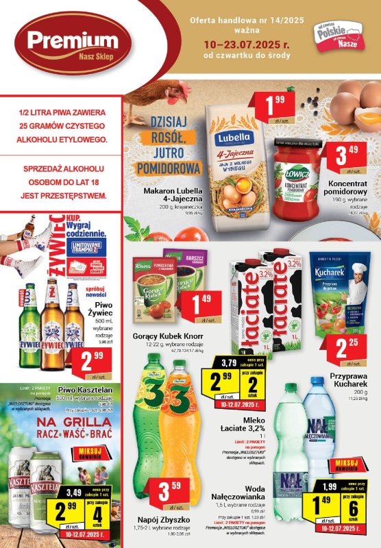 Premium - gazetka promocyjna Gazetka Premium od czwartku 10.07 do środy 23.07