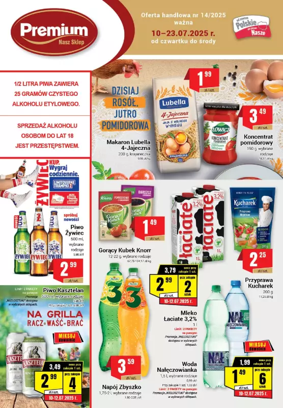 Premium - gazetka promocyjna Gazetka Premium od czwartku 10.07 do środy 23.07