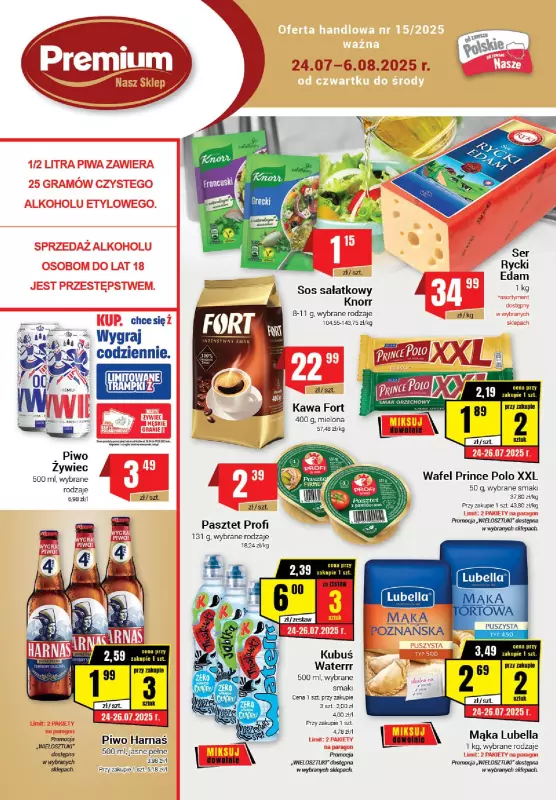 Premium - gazetka promocyjna Gazetka Market Plus od czwartku 24.07 do środy 06.08