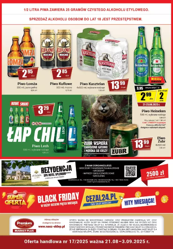 Premium - gazetka promocyjna Gazetka Premium Market Plus od czwartku 21.08 do środy 03.09 - strona 8