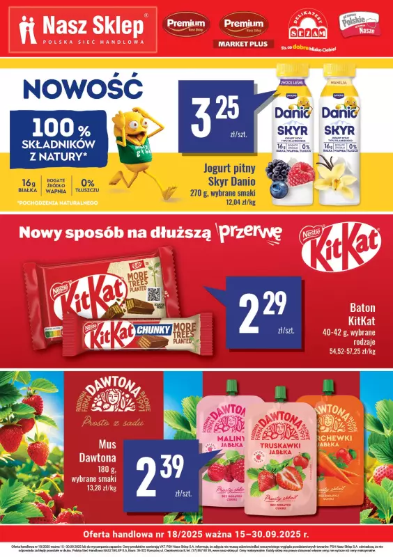 Delikatesy Sezam - gazetka promocyjna Plakat od poniedziałku 15.09 do wtorku 30.09