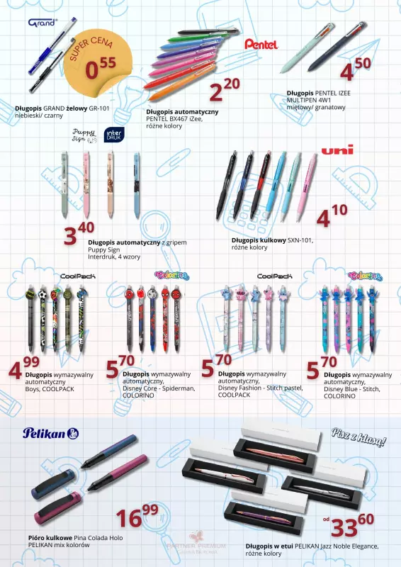 Partner Premium - gazetka promocyjna Back to School - Wyprawka Szkolna od piątku 01.08 do soboty 06.09 - strona 9
