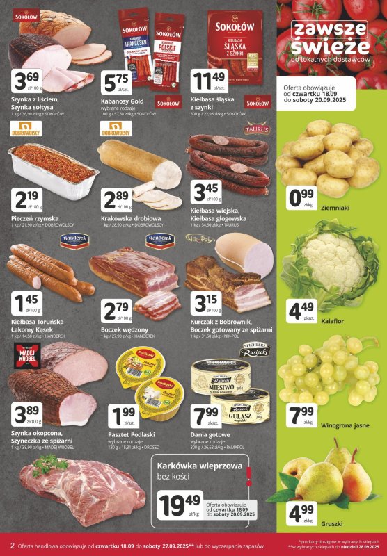Marketvita - gazetka promocyjna Gazetka od czwartku 18.09 do soboty 27.09 - strona 2