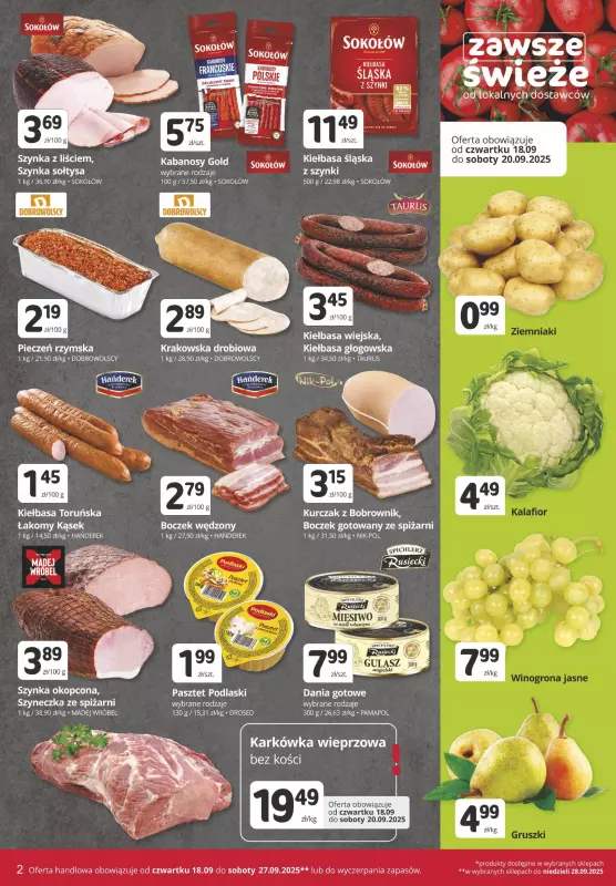 Marketvita - gazetka promocyjna Gazetka od czwartku 18.09 do soboty 27.09 - strona 2