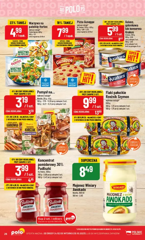 POLOmarket - gazetka promocyjna Gazetka od środy 04.10 do wtorku 10.10 - strona 28