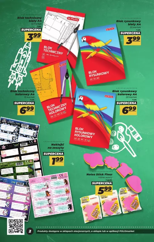 POLOmarket - gazetka promocyjna Back to school z Polo od piątku 02.08 do czwartku 12.09 - strona 2